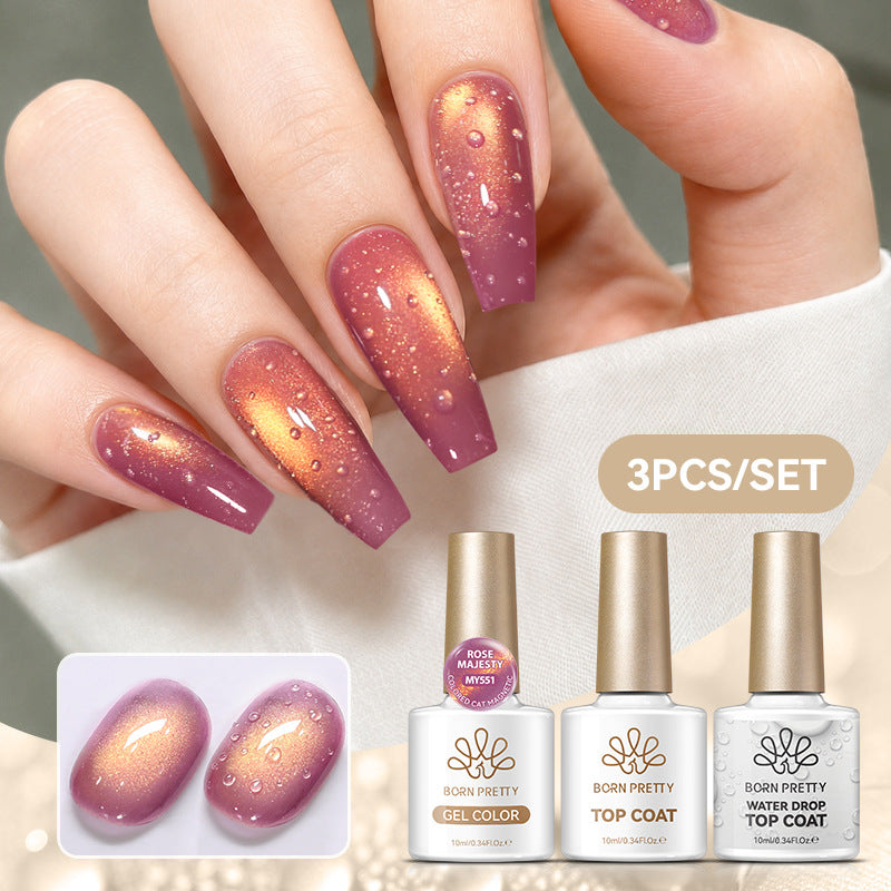 Water Drop Top Coat & Cat Magnetic Gel