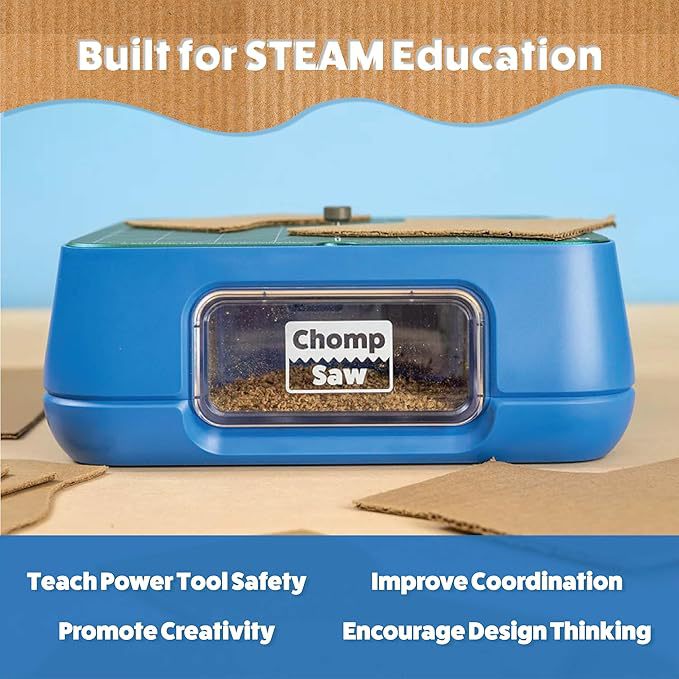kid-safe cardboard Chomp saw