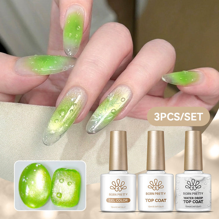 Water Drop Top Coat & Cat Magnetic Gel