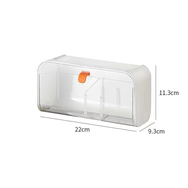 Magnetic Wall-Mounted Kitchen Storage Box, No-Drill