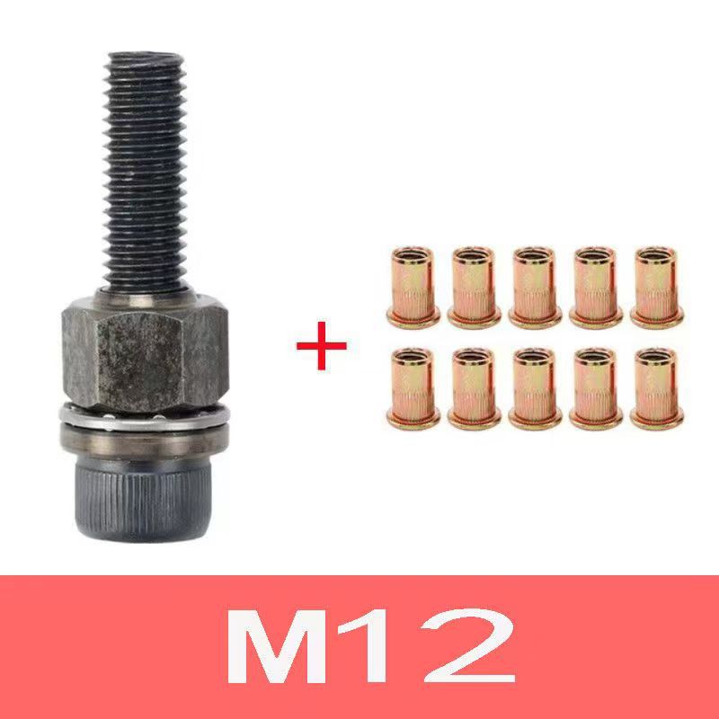 M3-M12 Rivet Nut Tool Kit, Easy Handheld Fastener Tool