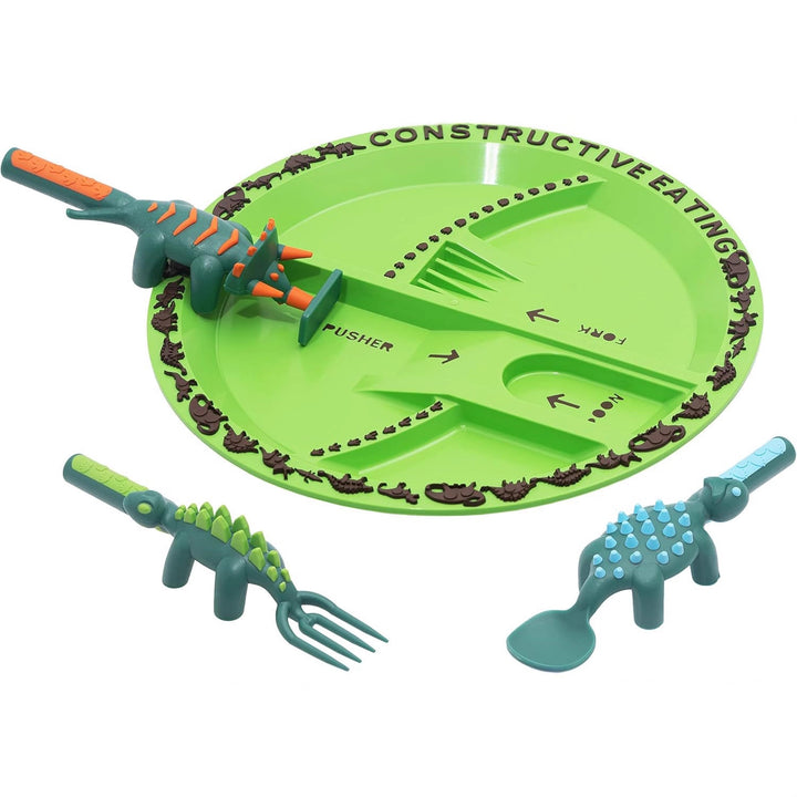 Dinosaur Plate & Utensil Set
