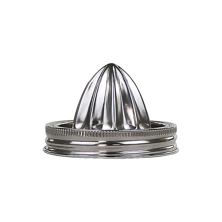 Jarware Citrus Juicer Lid For Wide Mouth Mason Jars, Stainless Steel Juicer
