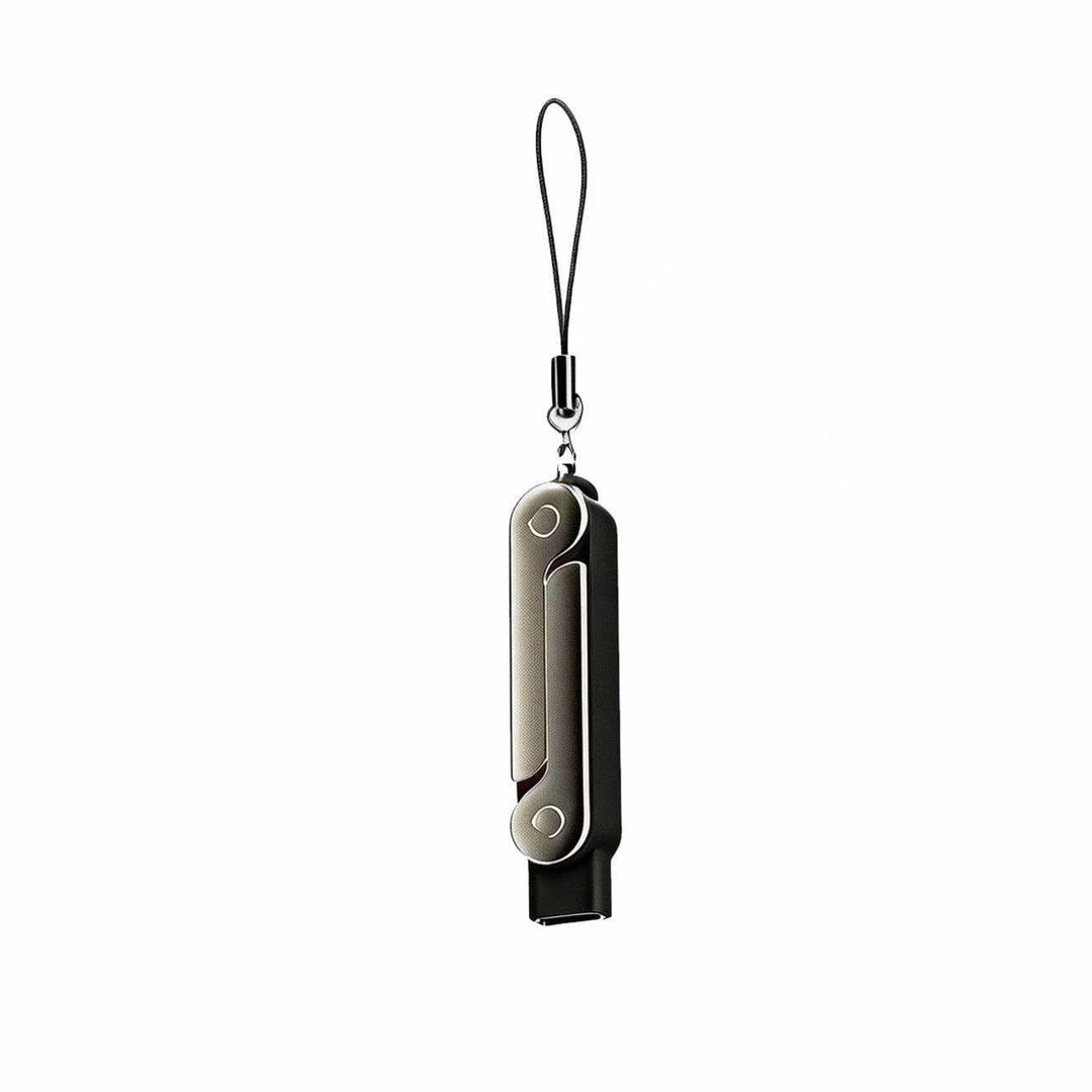 240W Braided Fast Charge Cable With Built-in Phone Stand