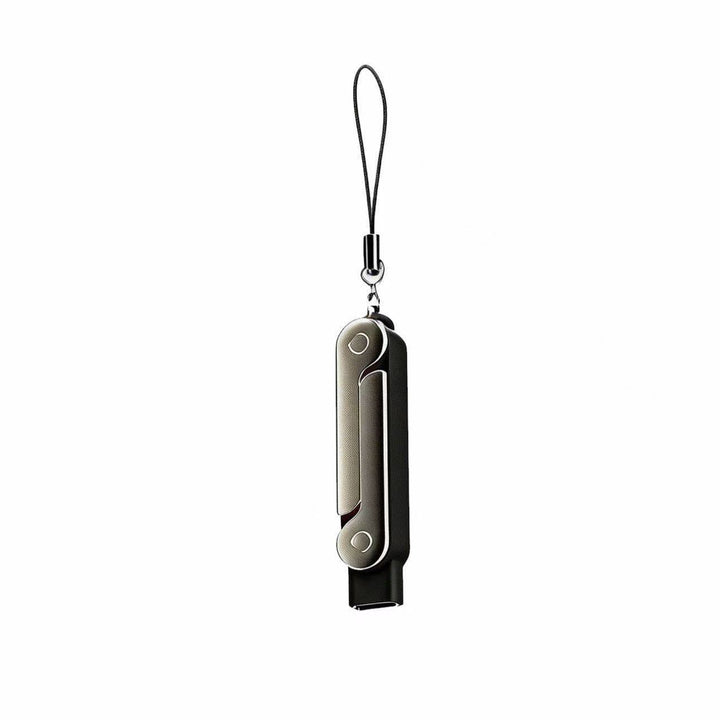 240W Braided Fast Charge Cable With Built-in Phone Stand