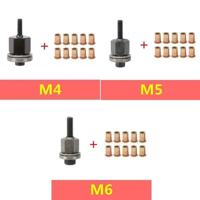 M3-M12 Rivet Nut Tool Kit, Easy Handheld Fastener Tool