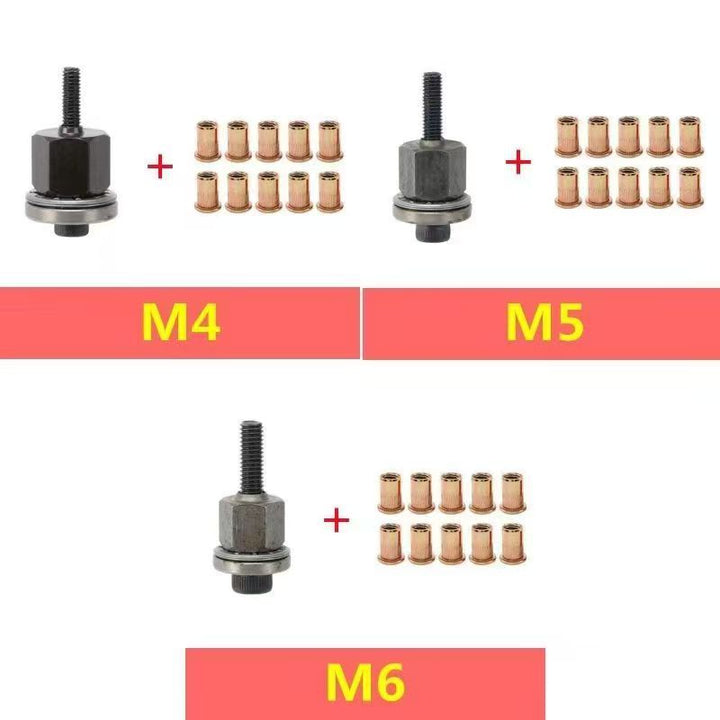 M3-M12 Rivet Nut Tool Kit, Easy Handheld Fastener Tool