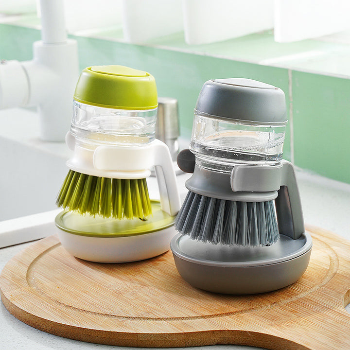 Soap Dispenser with Dish Brush