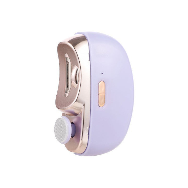 Electric Nail Clipper Grinding and Polishing with Light Automatic Nail Trimmer Rechargeable Nail Cutter