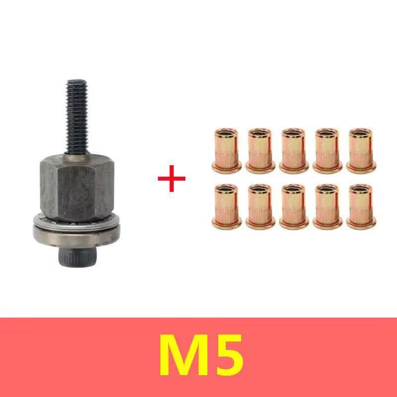 M3-M12 Rivet Nut Tool Kit, Easy Handheld Fastener Tool