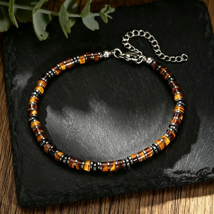 Natural Tiger's Eye Stone Bracelet