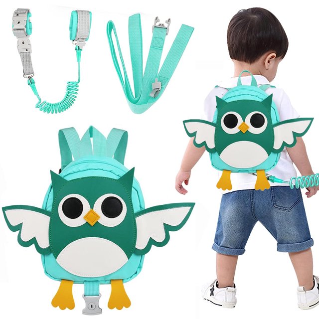 Toddler Dinosaur Backpack Leash, 4-in-1 Safety Harness