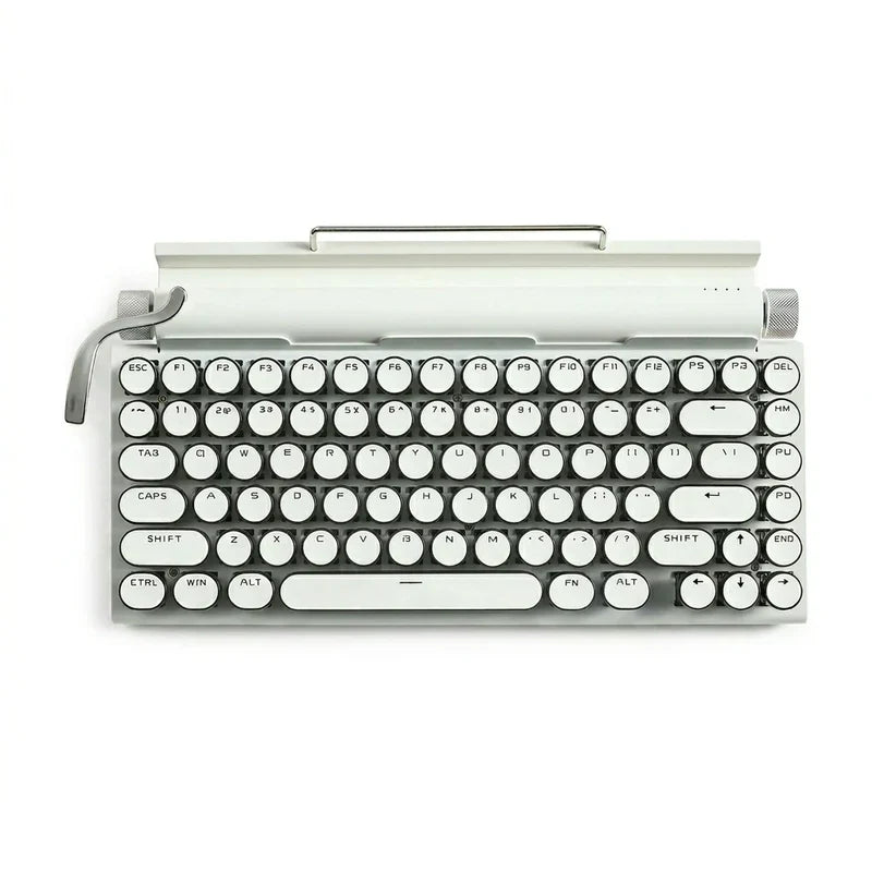 Retro Wireless Keyboard for Focused Work