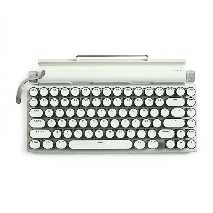 Retro Wireless Keyboard for Focused Work