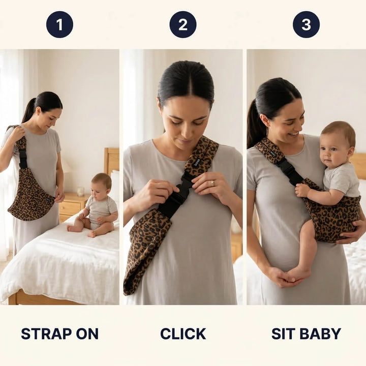 Hands-Free Hip Sling Baby Carrier