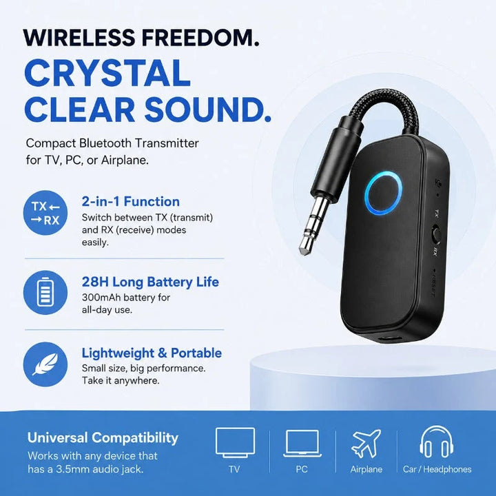 Compact Bluetooth Transmitter
