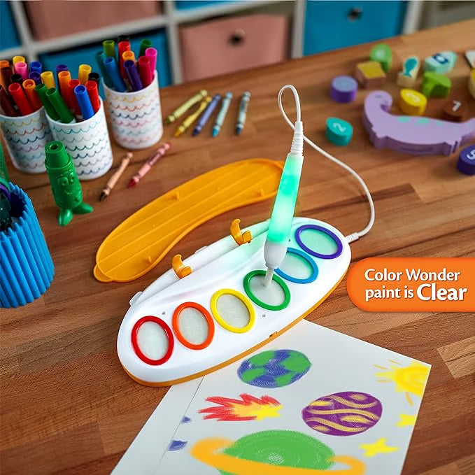 Color Wonder Magic Light Brush & Mess-Free Painting Set