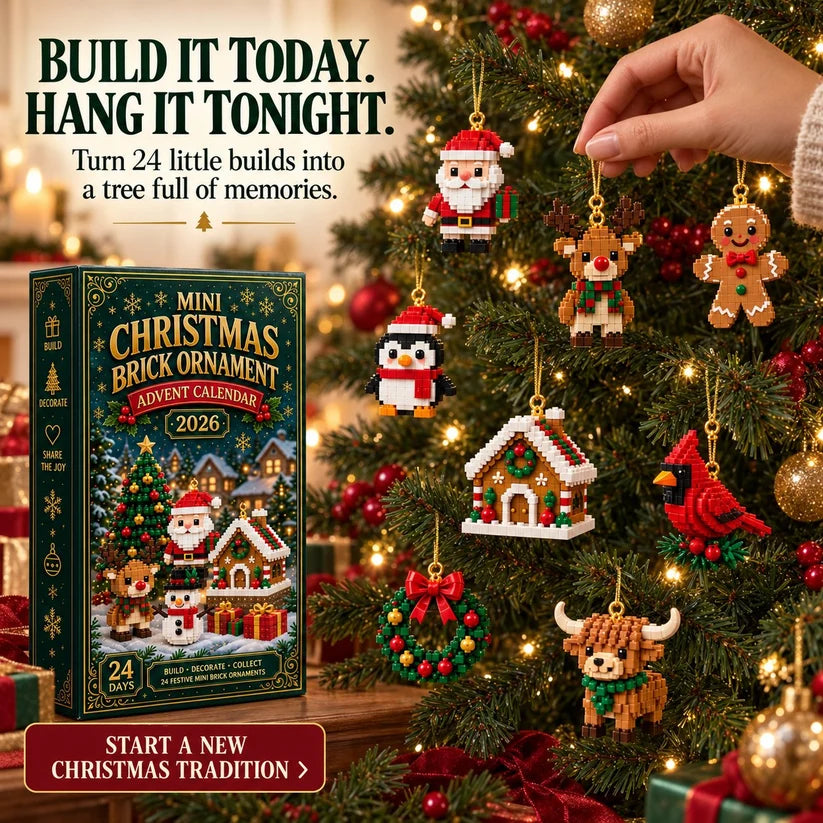 24-Day Mini Christmas Ornament Advent Calendar