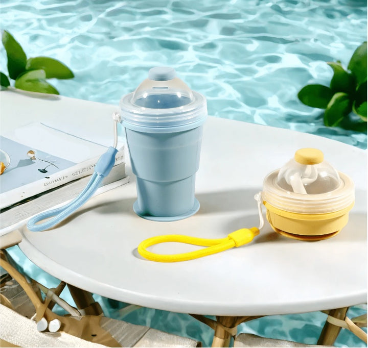 Portable Foldable Silicone Ice Ball Cup