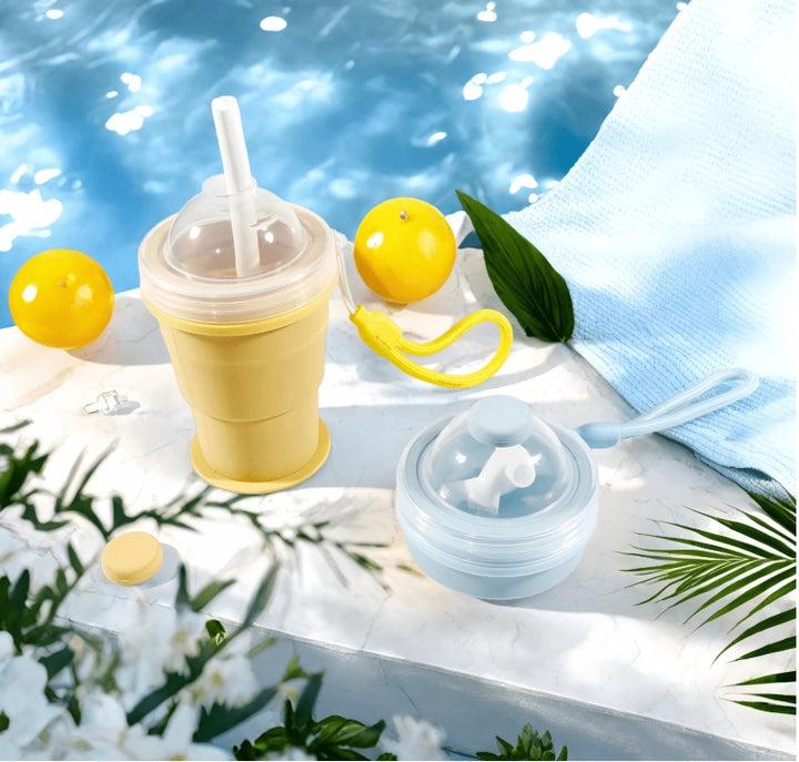 Portable Foldable Silicone Ice Ball Cup