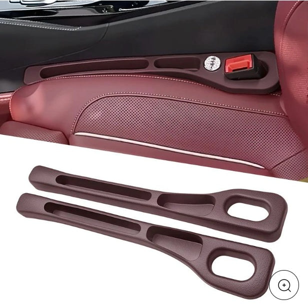 dual-slot car seat gap organizer