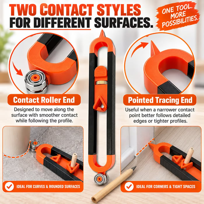 Contour Gauge Scribe Tool with Lock