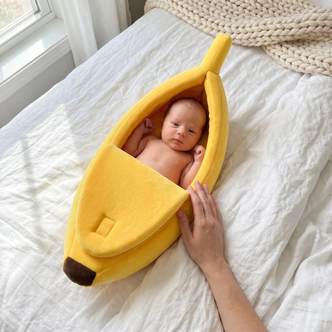 Baby Banana Shaped Bed