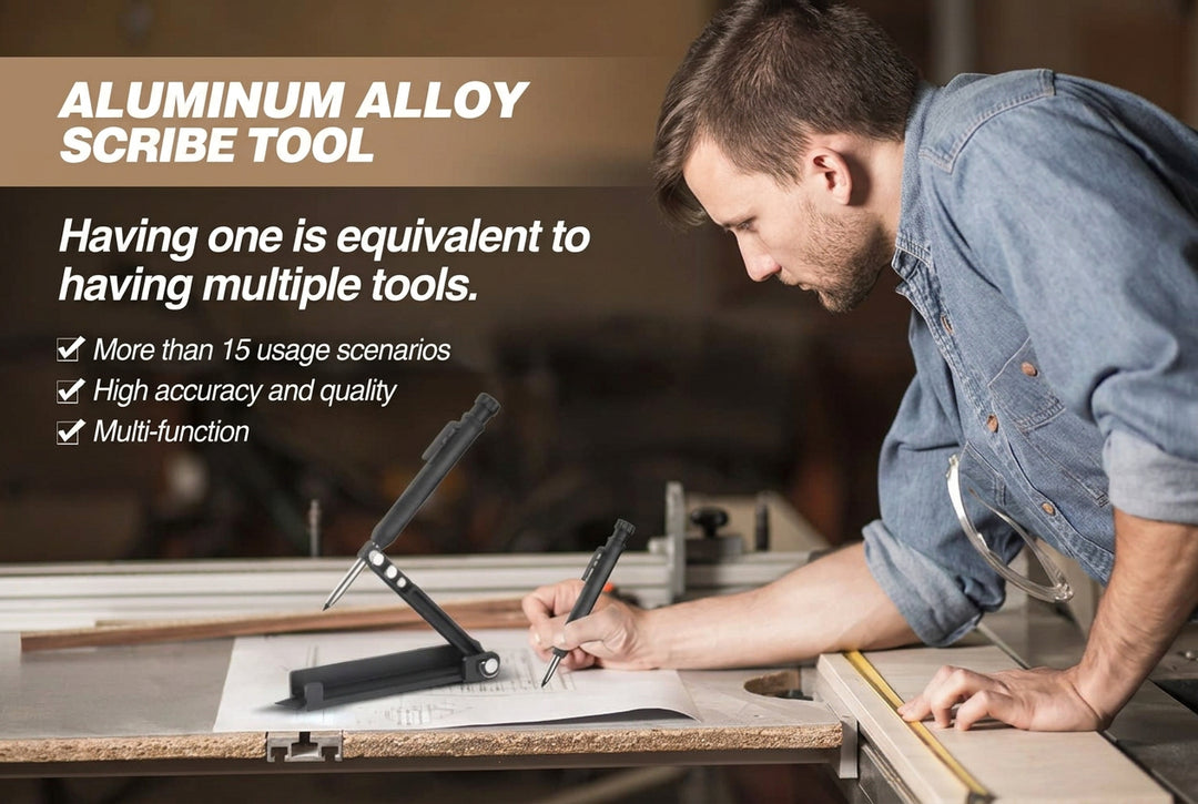 Multi-function Scribing Tool, Aluminum Alloy Scribe Tool