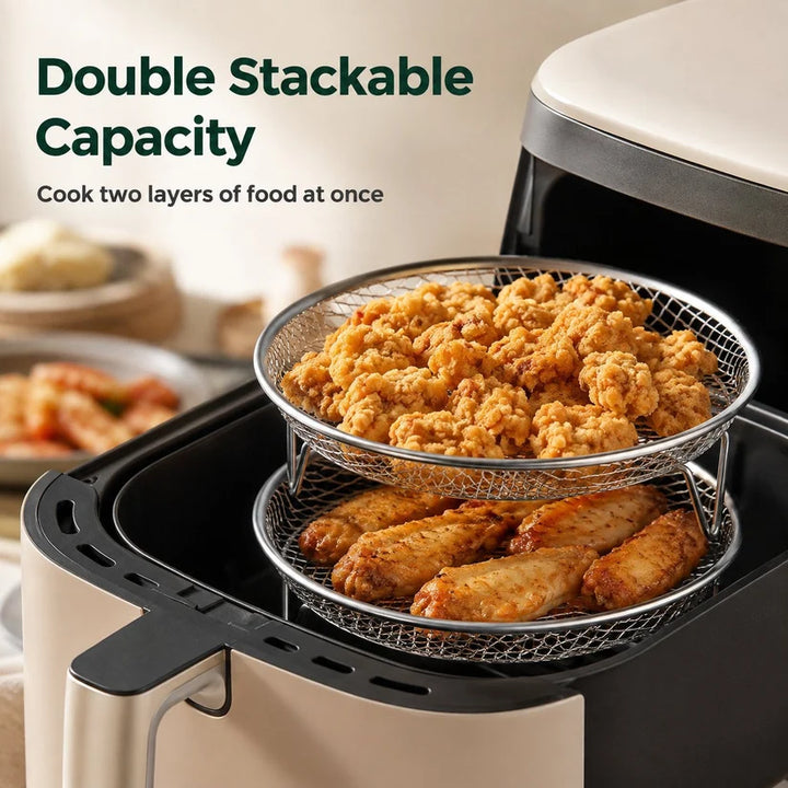 3-Tier Round Air Fryer Rack Set