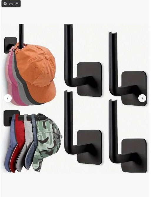 Wall Mounted Hat Rack, Baseball Cap Holder