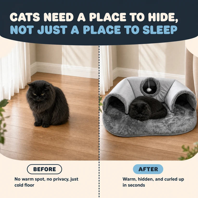 Cat Tunnel - Warm Cat Nest Bed