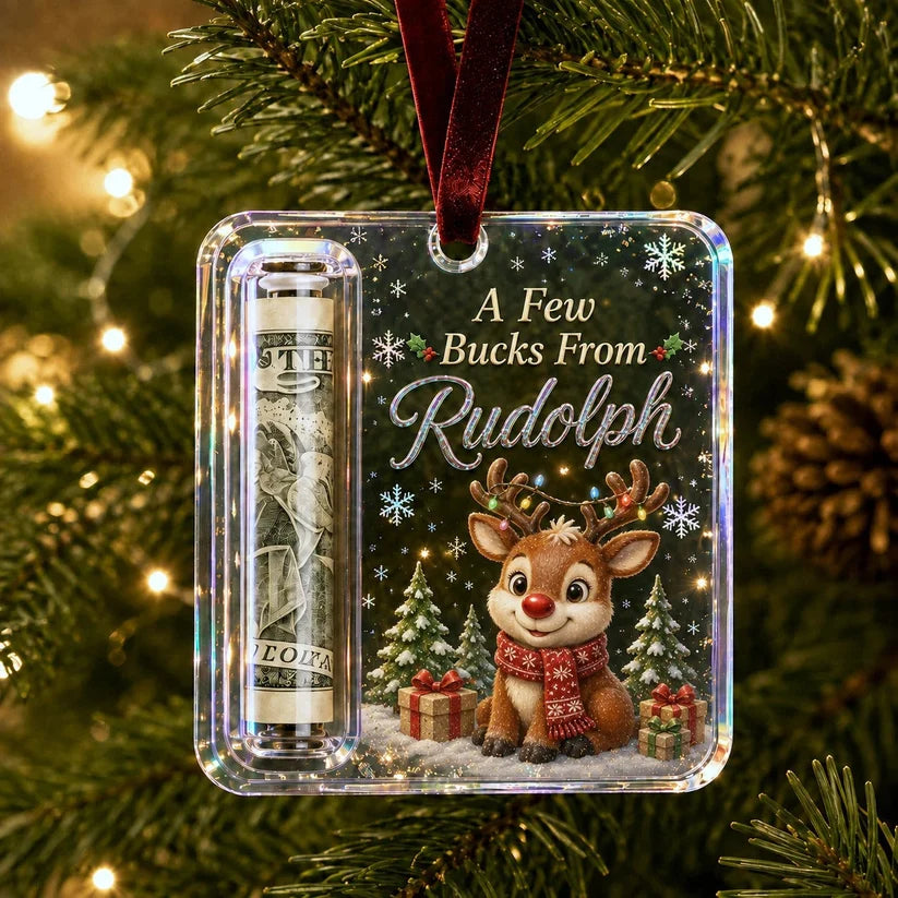 Christmas Cash Gift Ornament
