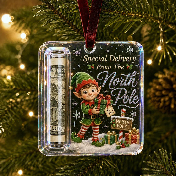 Christmas Cash Gift Ornament