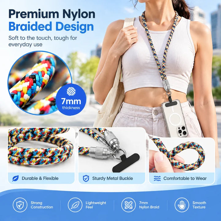 Phone lanyard data cable