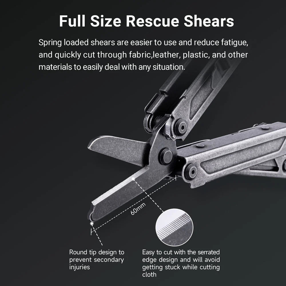 14-in-1 Multifunctional Folding Pliers for Outdoor Rescue