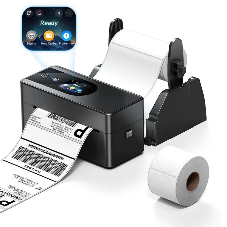 PM64D Bluetooth Shipping Label Printer Upgraded Direct Touchscreen