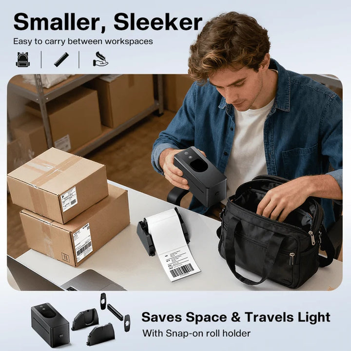 PM64D Bluetooth Shipping Label Printer Upgraded Direct Touchscreen