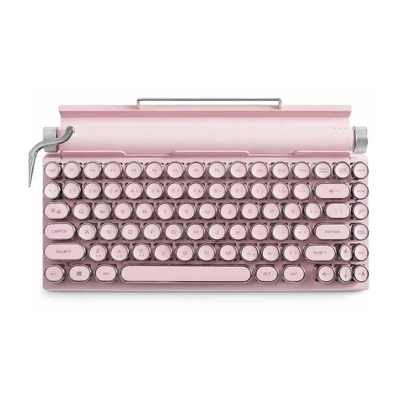 Retro Wireless Keyboard for Focused Work