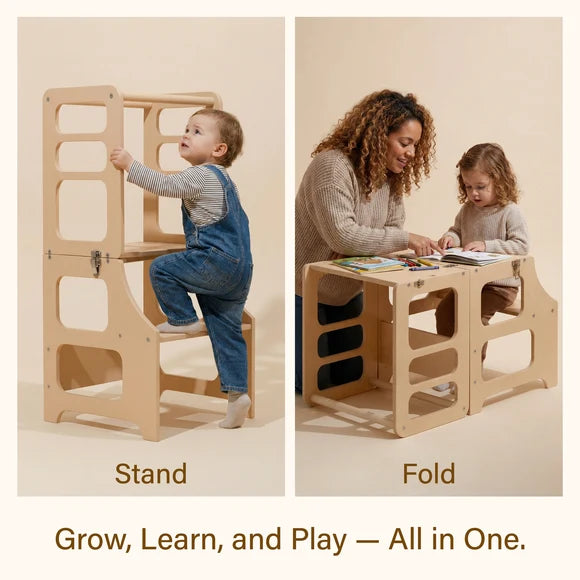 Convertible Learning Tower - Grey