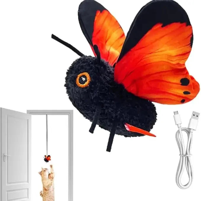 Interactive Electric Butterfly & Bluebird Cat Toy