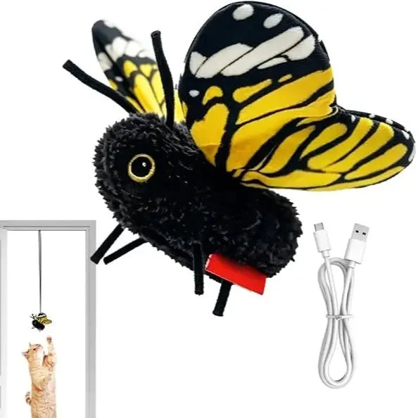 Interactive Electric Butterfly & Bluebird Cat Toy