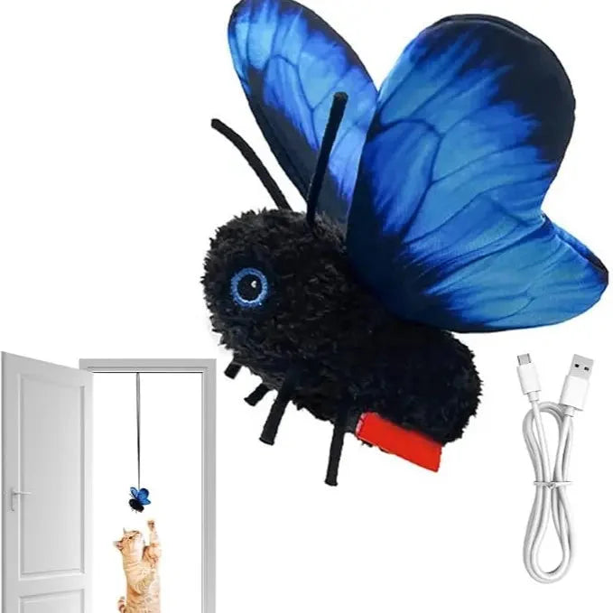 Interactive Electric Butterfly & Bluebird Cat Toy