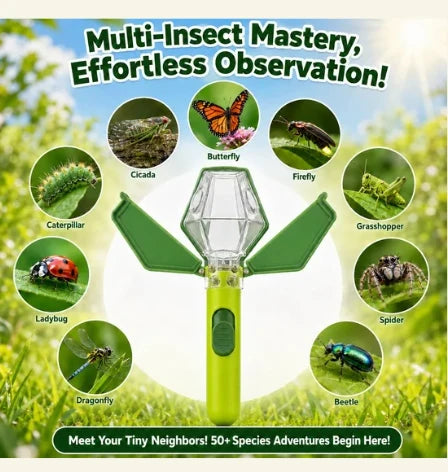 Bug Catcher for Kids with 6X Magnifier