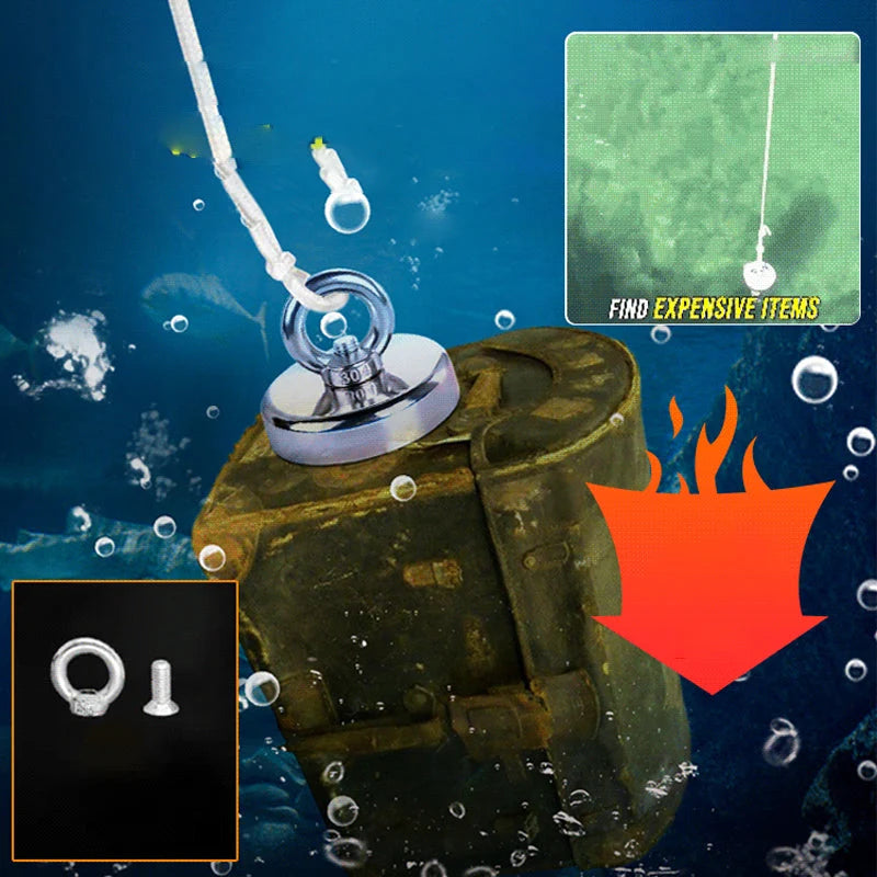 Deep Water Magnetic Salvage Magnet Set