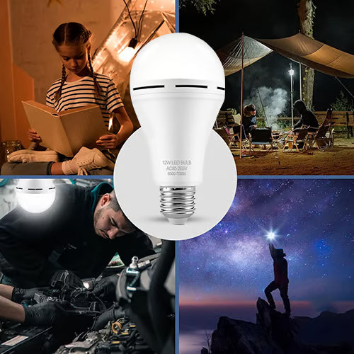 Rechargeable Emergency LED Bulb Smart Lighting Solution