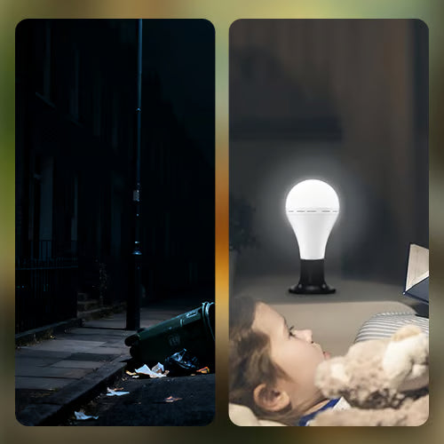 Rechargeable Emergency LED Bulb Smart Lighting Solution