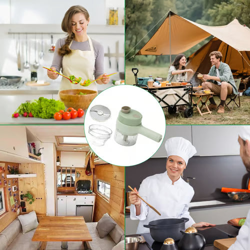 Portable Wireless Mini Vegetable Chopper