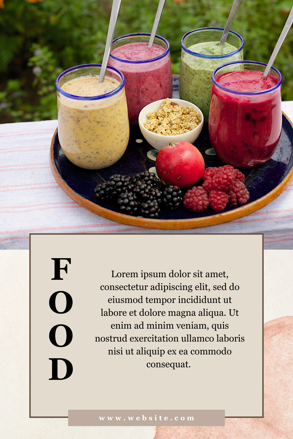 Food Blog Canva Templates Bundle