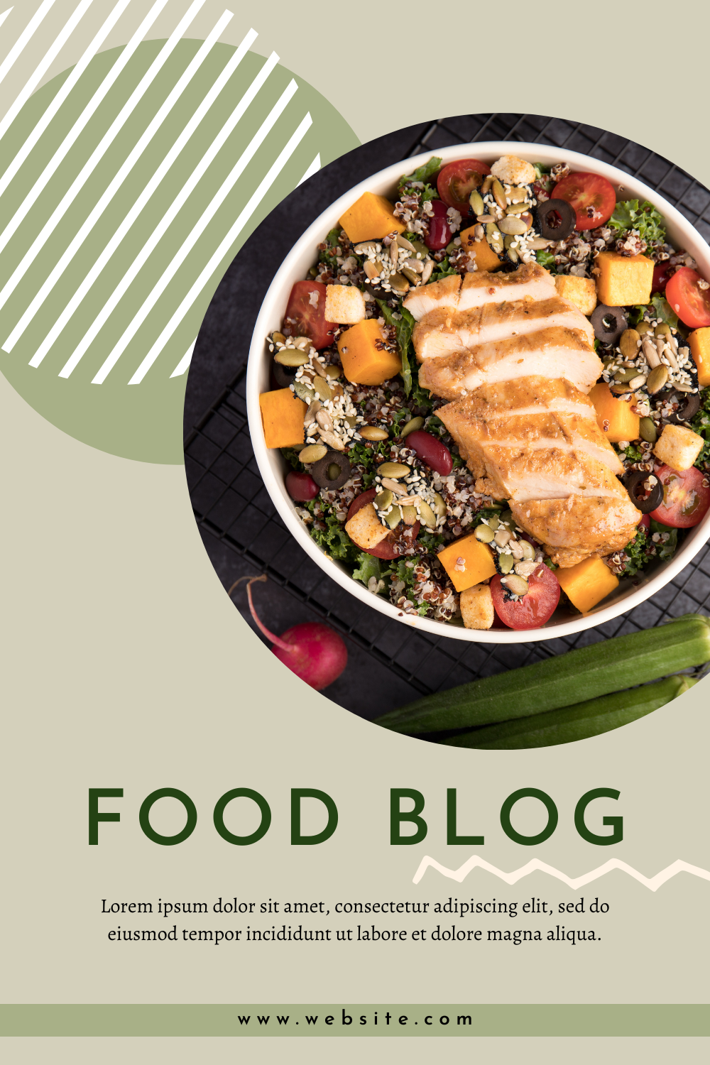Food Blog Canva Templates Bundle