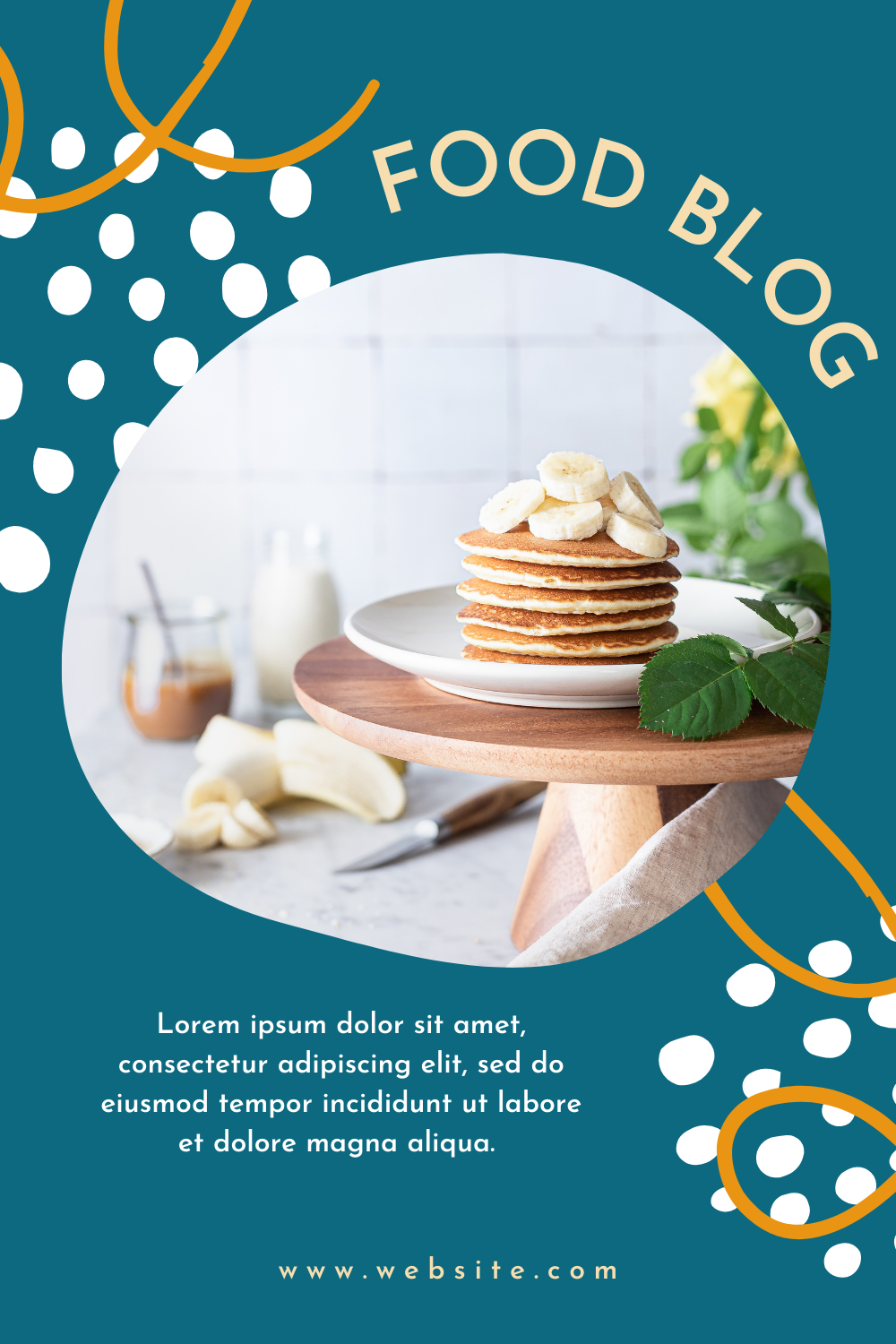 Food Blog Canva Templates Bundle